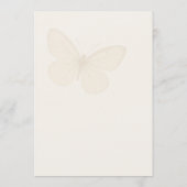 Invitation Elegant Wildflower Butterflies Bridal Shower (Dos)