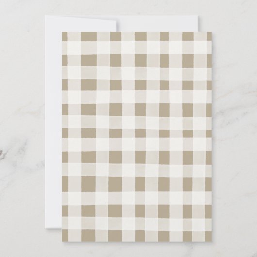 Invitation Elegant Winter Pine Tree Forest Baby Sprinkle (Dos)