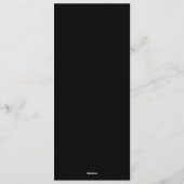 Invitation Elegant Wreath Monogram Wedding Menu (Dos)