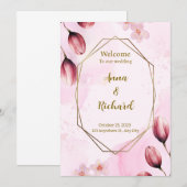 Invitation élégante (Devant / Derrière)