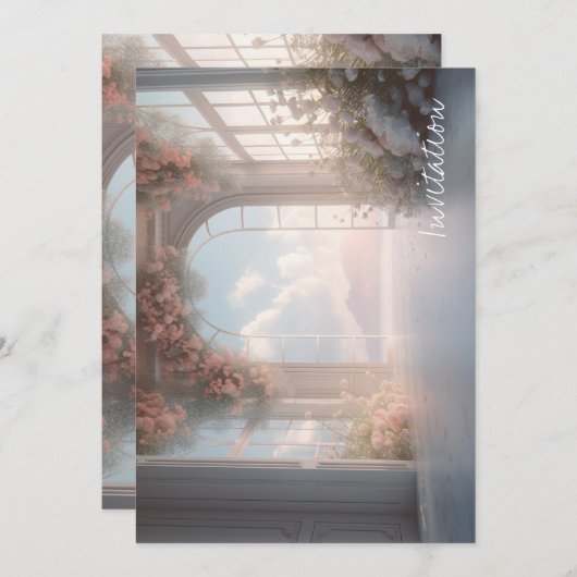 Invitation élégante (Devant / Derrière)