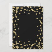 Invitation Elégante 18ème anniversaire Parties scintillant d' (Dos)