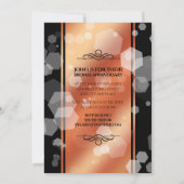 Invitation Élégante 8ème anniversaire du Mariage de bronze (Dos)