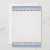 Invitation élégante à la frontière (Dos)