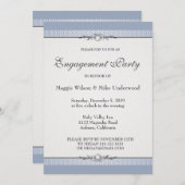 Invitation élégante à la frontière (Devant / Derrière)