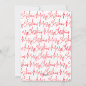 Invitation élégante à une soirée de Noël (Dos)