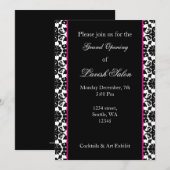 Invitation élégante à une soirée d'entreprise (Devant / Derrière)