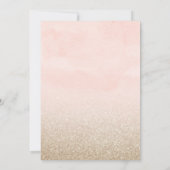 Invitation Elégante aquarelle attrape rêve et fleurs (Dos)