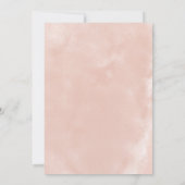 Invitation Elégante Aquarelle Blush & Bourgogne 70e anniversa (Dos)