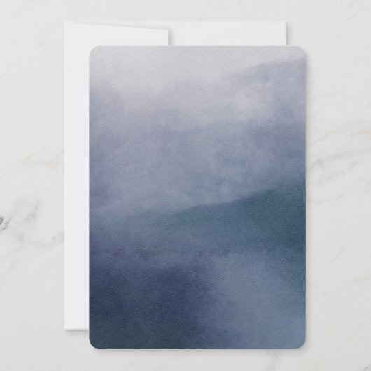 Invitation Elégante aquarelle dans Surf Baby shower Invitati (Dos)