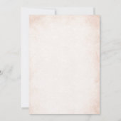 Invitation Elégante Aquarelle Elle A Dit Oui Fête des mariées (Dos)