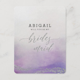 Invitation Elégante aquarelle en orchidée Serez-vous Bridesma