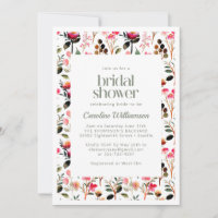 Elégante aquarelle Fête des mariées de verdure ros