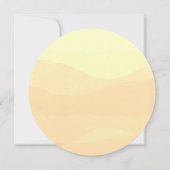 Invitation Elégante aquarelle Fête des mariées florale (Dos)