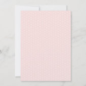 Invitation Elégante aquarelle florale première communion (Dos)