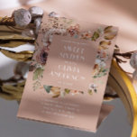 Invitation Elégante aquarelle florale rose pâle Douce 16<br><div class="desc">Elégante aquarelle chute florale Sweet 16 invitation dans les tons rose pâle et crème. Veuillez me contacter si vous avez besoin d'autres articles.</div>