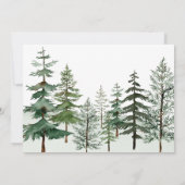 Invitation Elégante aquarelle Garçon Aventure Commencer Baby  (Dos)