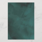 Invitation Elégante aquarelle Mariage (Dos)