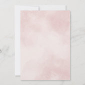 Invitation Elégante aquarelle moderne Mariage de pivoine flor (Dos)