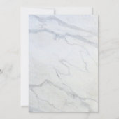 Invitation Elégante aquarelle Rose Bouquet Cadre (Dos)