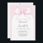 Invitation Elégante aquarelle rose Bow Sweet 16 Anniversaire<br><div class="desc">Elégante aquarelle Pastel Rose Bow Sweet 16 Anniversaire Fête Invitation</div>