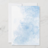 Invitation Elégante aquarelle un doux petit citrouille Baby S (Dos)