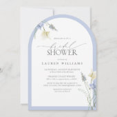 Invitation Elégante Arche de Fête des mariées Fleur sauvage b (Devant)