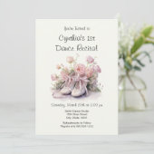 Invitation élégante au 1er Récital de Danse de Bal (Debout devant)