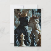 Invitation élégante au mariage royal (Dos)