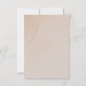 Invitation Élégante Automne Boho Chic Floral 55e fête d'anniv (Dos)