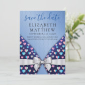 Invitation élégante avec des speckles de la cordes (Debout devant)