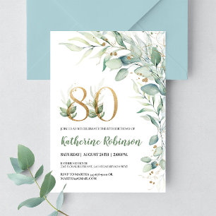 Invitation élégante avec fleurs pour un brunch d'a