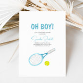 Invitation Élégante Baby shower De Tennis