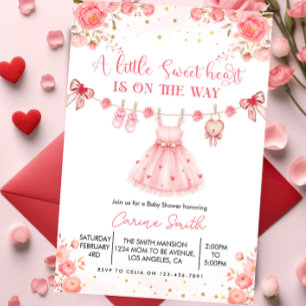 Invitation Élégante Baby Shower pour un Petit Chéri