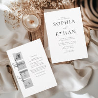 Élégante bande photo tout en un Mariage