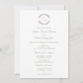 Invitation Elegante Boda Lilac (Dos)