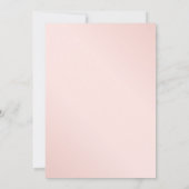 Invitation Elégante Burgundy Gold Blush (Dos)