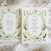 Invitation Elégante Calla Lily Aquarelle Or Mariage Invitat