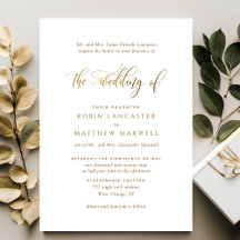 Élégante calligraphie Mariage officiel