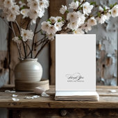 Invitation Élégante calligraphie noire Enregistrer l'invitati