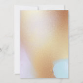 Invitation Élégante calligraphie or aquarelle moderne Invitat (Dos)