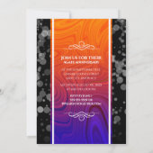 Invitation Élégante célébration du 39e anniversaire du Mariag (Dos)