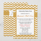 Invitation Élégante cérémonie de remise des diplômes du chevr (Devant / Derrière)