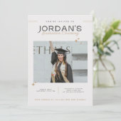 Invitation Élégante cérémonie de remise des diplômes Invitati (Debout devant)