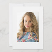 Invitation Élégante cérémonie d'épinglage des infirmières LPN (Dos)