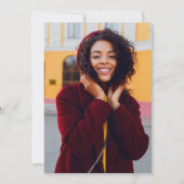 Invitation élégante cérémonie d'épinglage d'infirmière en let (Dos)