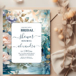 Invitation Élégante Chinoiserie Florale Peacock<br><div class="desc">Invitation tes invités à une célébration de l'amour avec notre Charming Whimsy Floral Chinoiserie Bridal Shower Invitation. Les motifs floraux complexes inspirés de l'art chinois ont ouvert la voie à une douche remplie de fleurs d'amour. Chaque pétale délicat raconte une histoire de romance, faisant de cette invitation une introduction parfaite...</div>