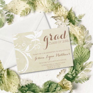 Invitation Élégante classe Vintage de tourbillon de 20XX