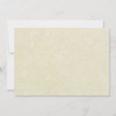 Invitation Élégante classe Vintage de tourbillon de 20XX (Dos)