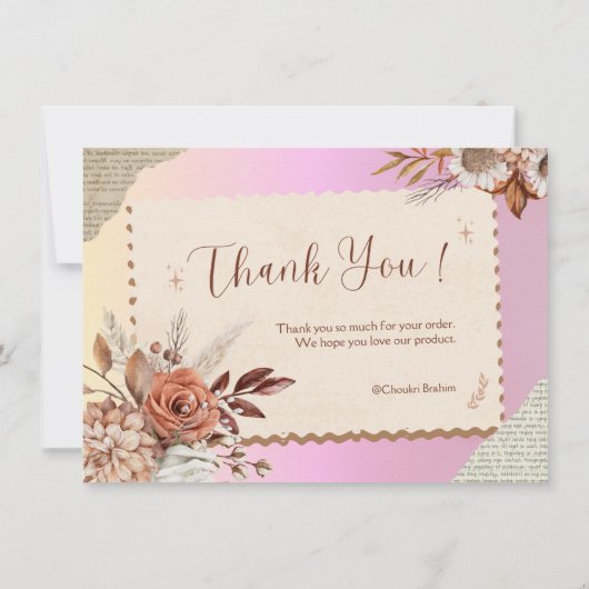 Invitation "Elégante conception d'invitation de mariage (Dos)